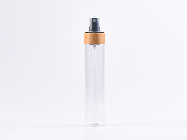 PET Röhrchen, 100ml, mit Zerstäuber Bambus