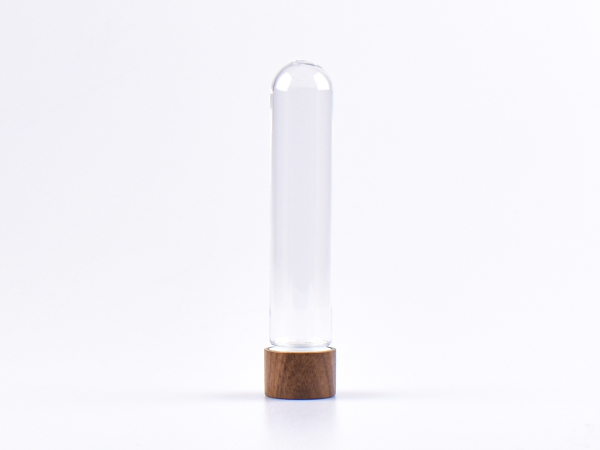 PET Röhrchen, 80ml, Schraubverschluss Walnut