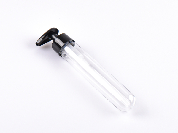 PET Röhrchen, 80ml, mit Dispenser schwarz