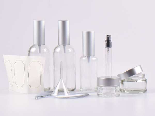 Reise-Set, Make-up Tasche, Beauty Case, Reisebeutel, transparent - 15-teilig