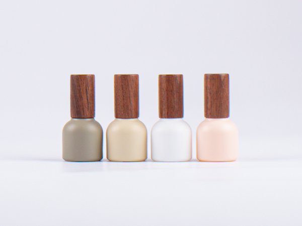 Roll-On-Flasche "Noa", 10ml, mit Deckel Walnut