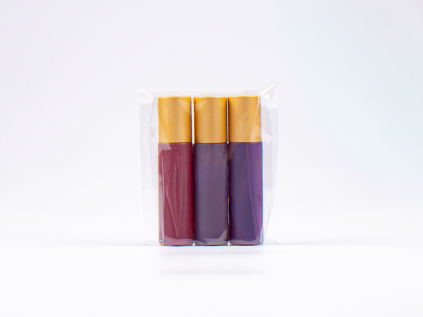 SET: Roll-On-Flasche "Emma", pastell red, 10ml – alle Varianten in einem Paket