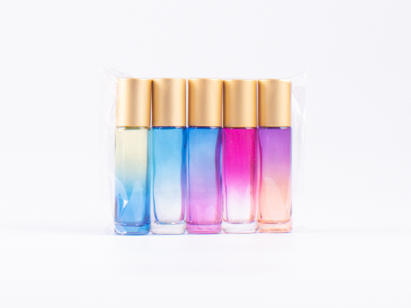 SET: Roll-On Flasche "Farbverlauf",10ml, alle Varianten in einem Paket