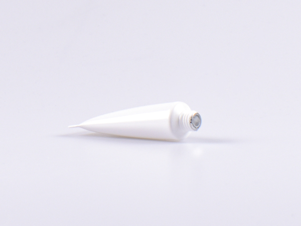 Kosmetiktube 10ml, weiss-glanz