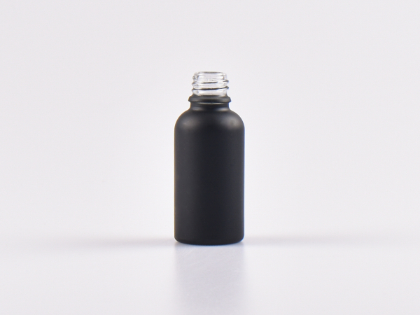 Schwarzglasflasche 30ml, DIN18, ohne Montur