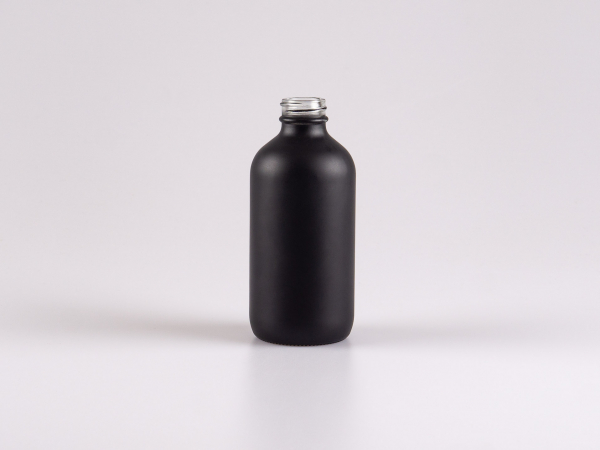 Schwarzglasflasche 250ml, 28/410, ohne Montur