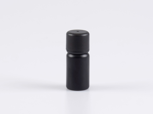 Schwarzglasflasche 10ml, mit Schraubverschluss OV