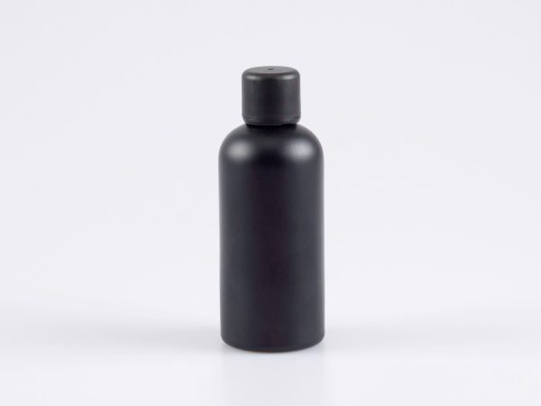 Schwarzglasflasche 100ml, mit Schraubverschluss OV