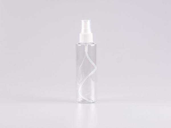 PET Flasche "Sharp" 150ml, Zerstäuber weiss
