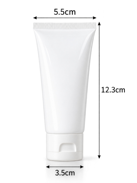 Kosmetiktube 60 ml – Weiss glanz