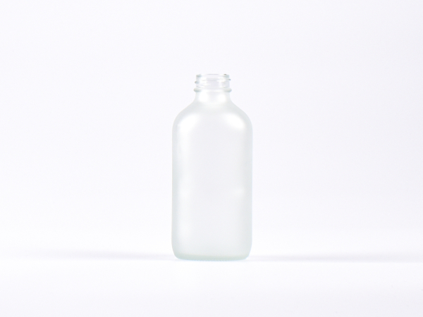 Glasflasche säuremattiert, 250ml, 28/410, ohne Montur