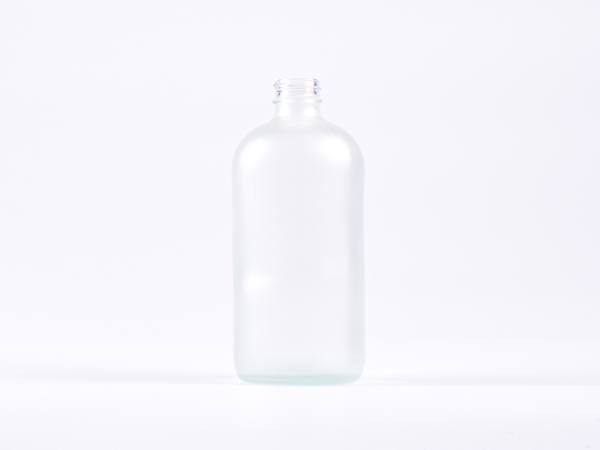 Glasflasche säuremattiert, 500ml, 28/410, ohne Montur