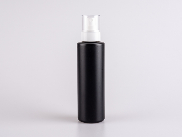 Flasche "Tara" 250ml, matt-schwarz, mit Zerstäuber "Prime"