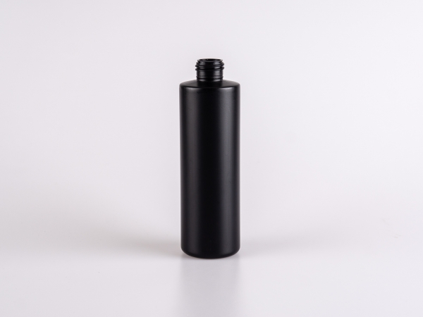 Flasche "Tara" 250ml, HD-PE matt-schwarz, ohne Montur