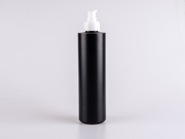 Flasche "Tara" 500ml, matt-schwarz, mit Lotionspumpe "Prime"