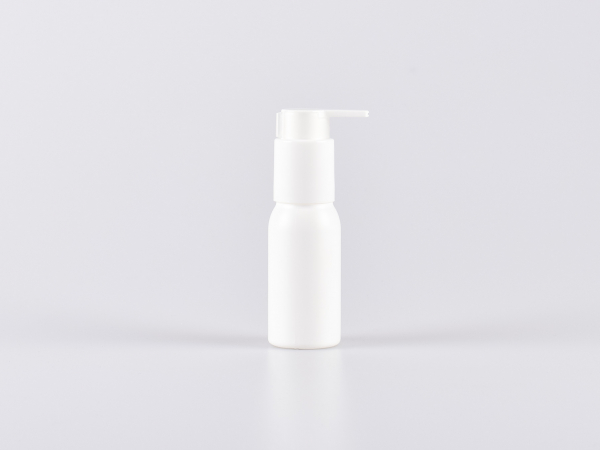 Flasche "Tara" 50ml, matt-weiss, mit Dispenser "Prime"