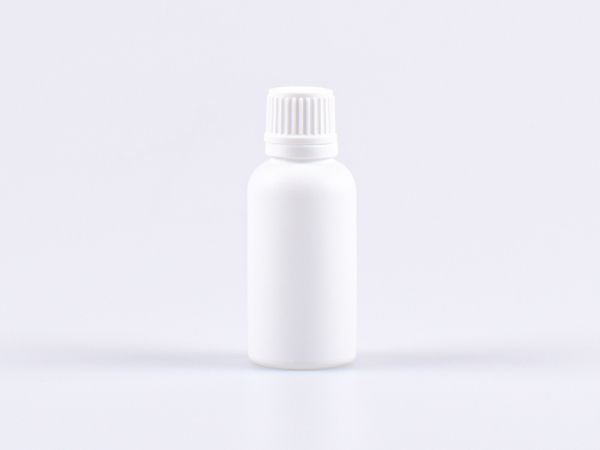 glasflasche-weiss-matt-tropfmontur