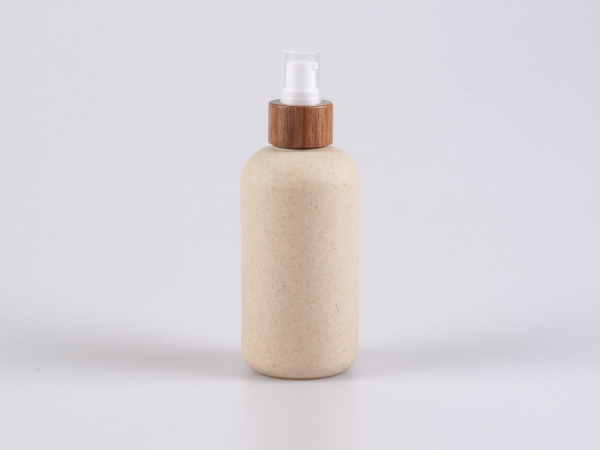 Bioflasche "CERES", 250ml, mit Lotionspumpe Walnut