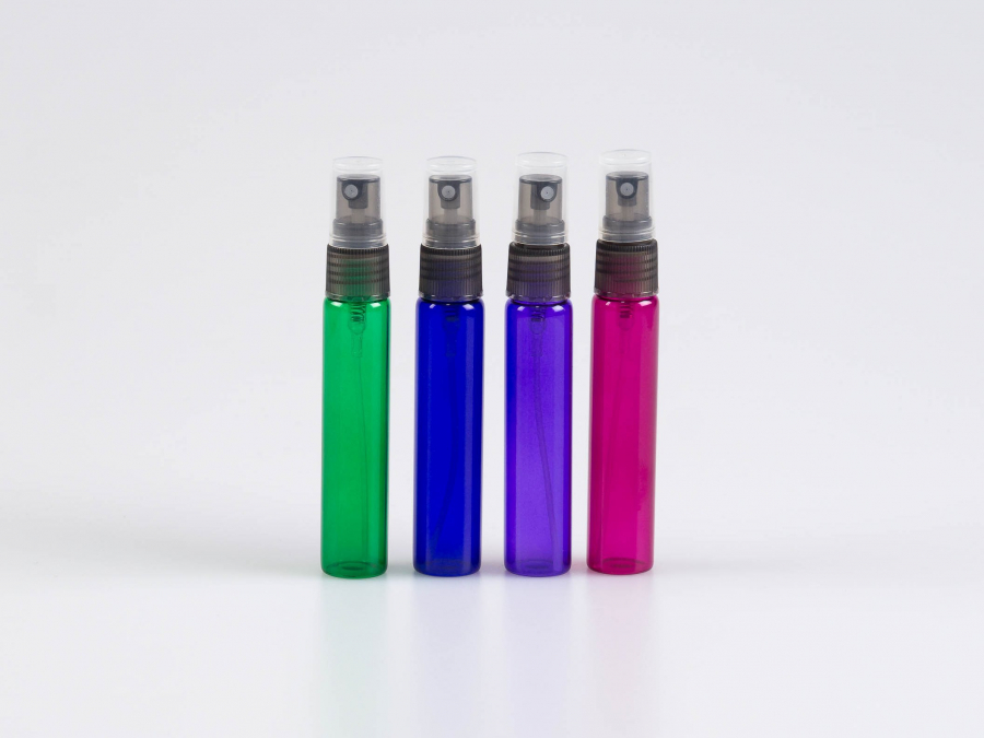 Zerstäuberflasche, Glas, 4 Farben, 10ml