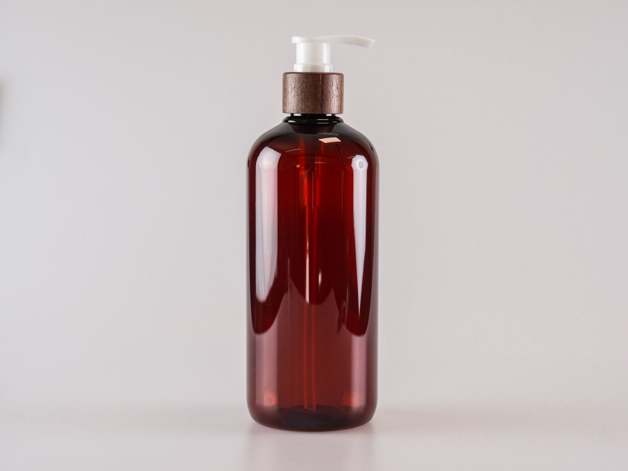 Flasche "Alex" 500ml, mit Dispenser Walnut