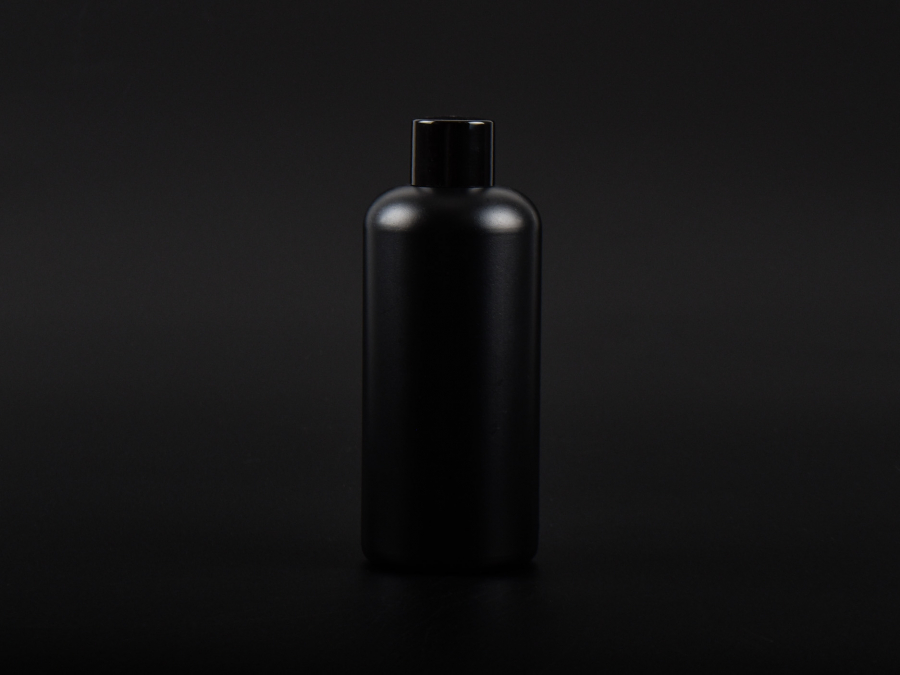 Flasche "Ben" 250ml, mit Schraubverschluss schwarz