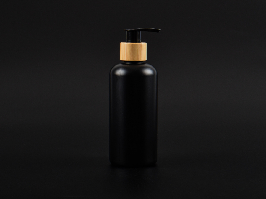 Flasche "Ben", 250ml, mit Dispenser Bambus