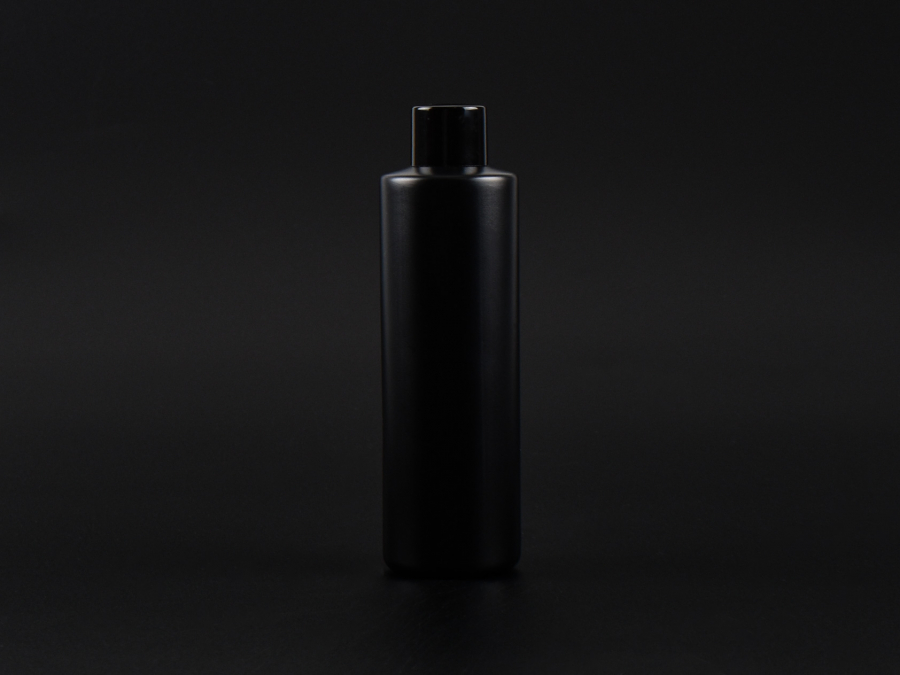 Flasche "Tara" 250ml, matt-schwarz, mit Schraubverschluss schwarz