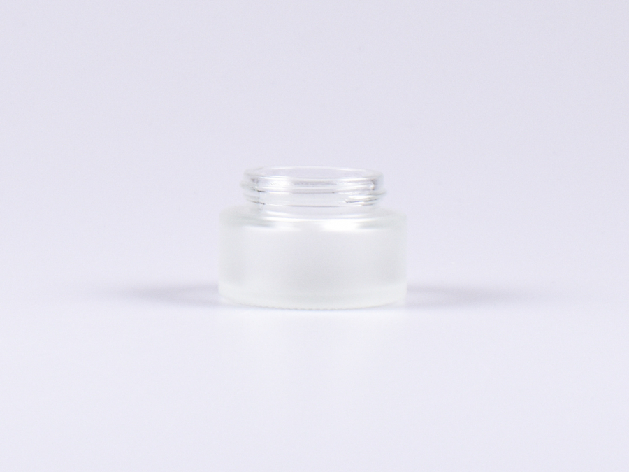 Kosmetikdose säuremattiert für Bambus/Walnutdeckel, ohne Deckel, 15ml