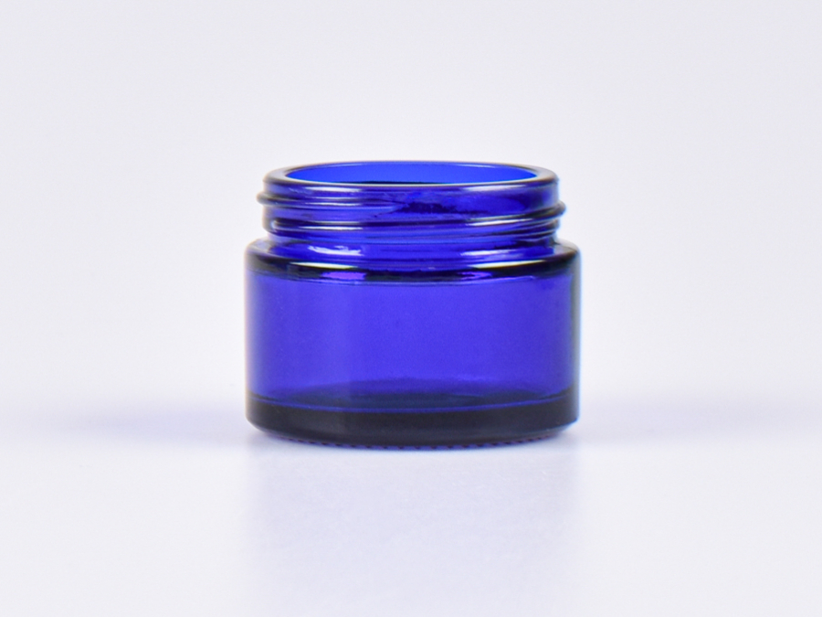 Glasdose, ohne Deckel, 7 Farben, 50ml