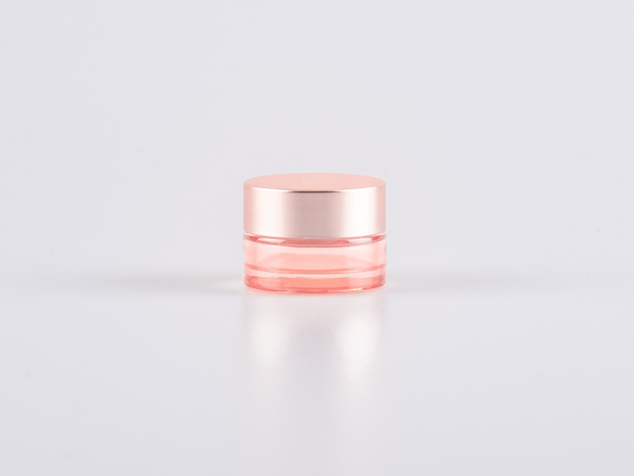 Kosmetikdose "Lucy", 7ml, mit Deckel rosé