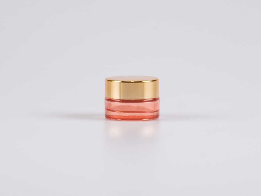 Kosmetikdose "Lucy", 7ml, mit Deckel gold