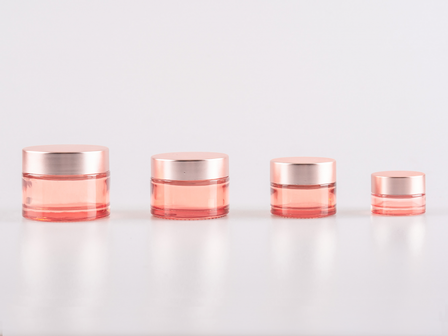 Kosmetikdose "Lucy", 7ml, mit Deckel rosé
