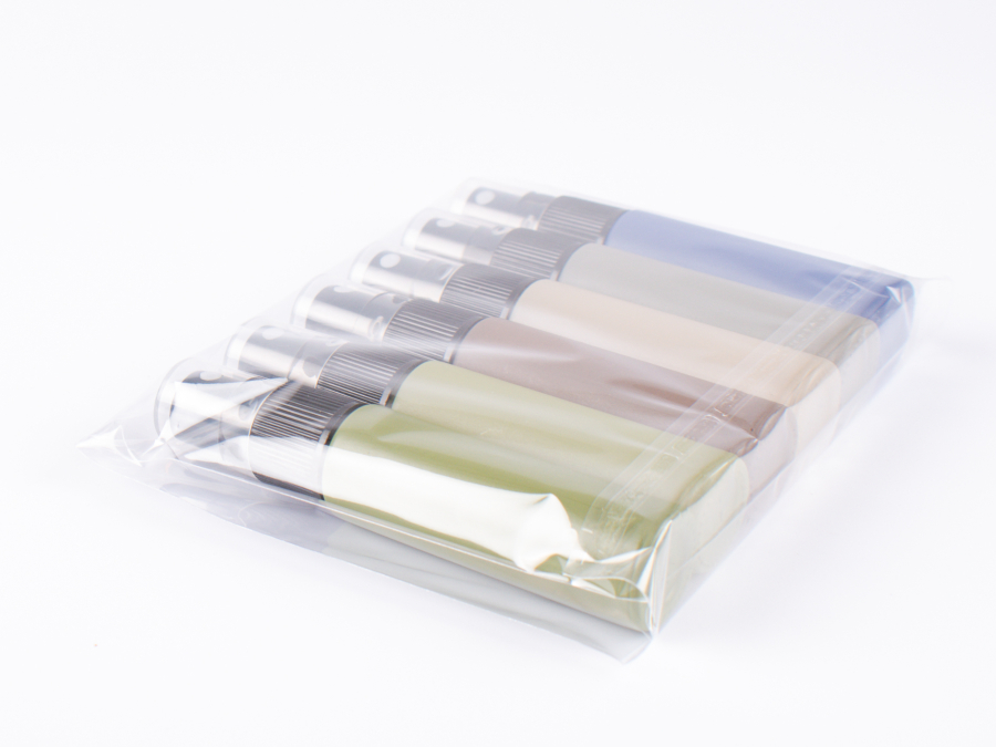 SET: Zerstäuberflasche "Emma" pastell, 10ml – alle Varianten in einem Paket