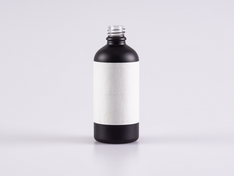 Etikette "weiss-antik", passend zu 100ml DIN18 Glasflaschen