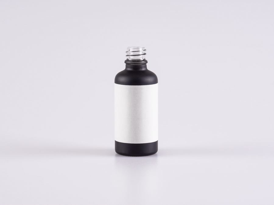 Etikette "weiss-antik", passend zu 50ml DIN18 Glasflaschen