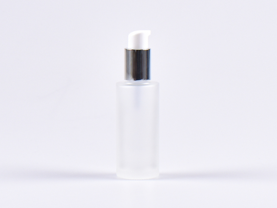 kosmetikflasche-glas-matt-30ml-gel-oel-pumpe
