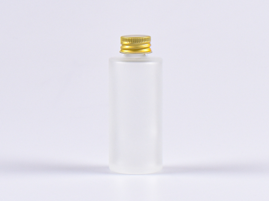 glasflasche-50ml-matt-aludeckel-silber-gold