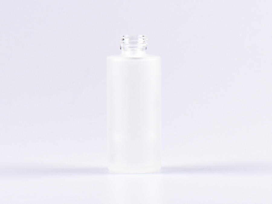 Glasflasche säuremattiert 50ml, 20/410, ohne Montur