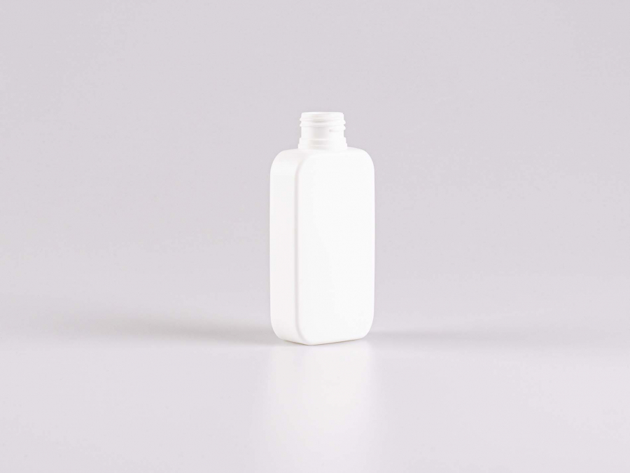 Flasche "Henry", 100ml, HDPE, 3 Farben, 24/410, ohne Montur