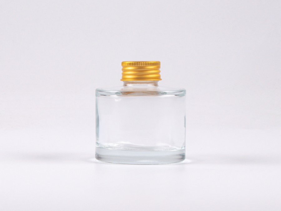 Klarglasflasche Lilly 90 ml - Schraubverschluss Aluminium