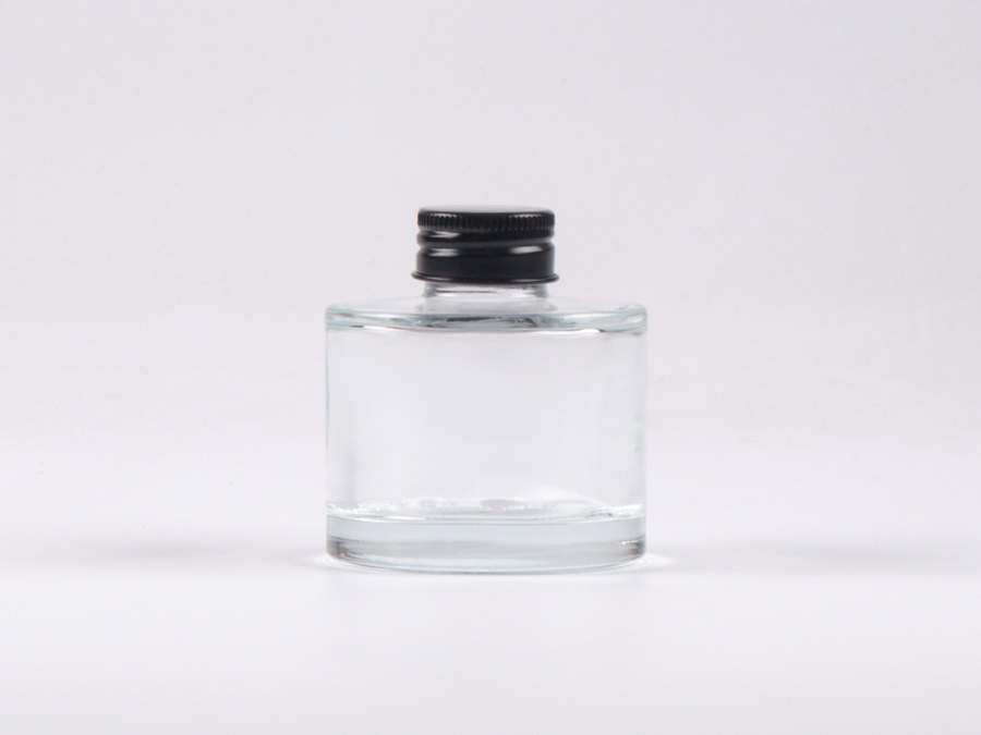 Klarglasflasche Lilly 90 ml - Schraubverschluss Aluminium