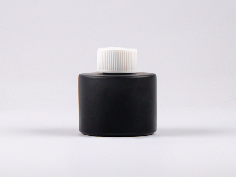 Schwarzglasflasche Lilly 130 ml - Verschluss KISI