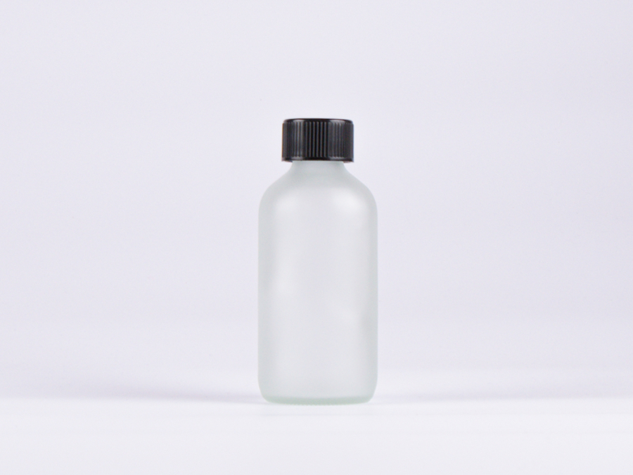 Glasflasche säuremattiert 250ml - Verschluss KISI