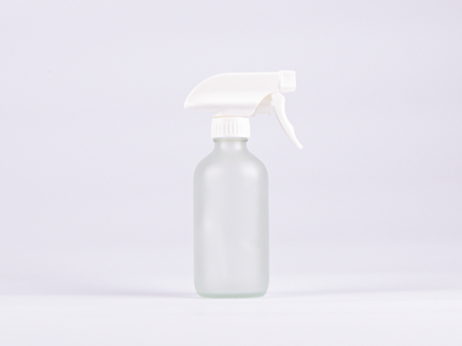 Glasflasche säuremattiert, 250ml, mit Triggerspray