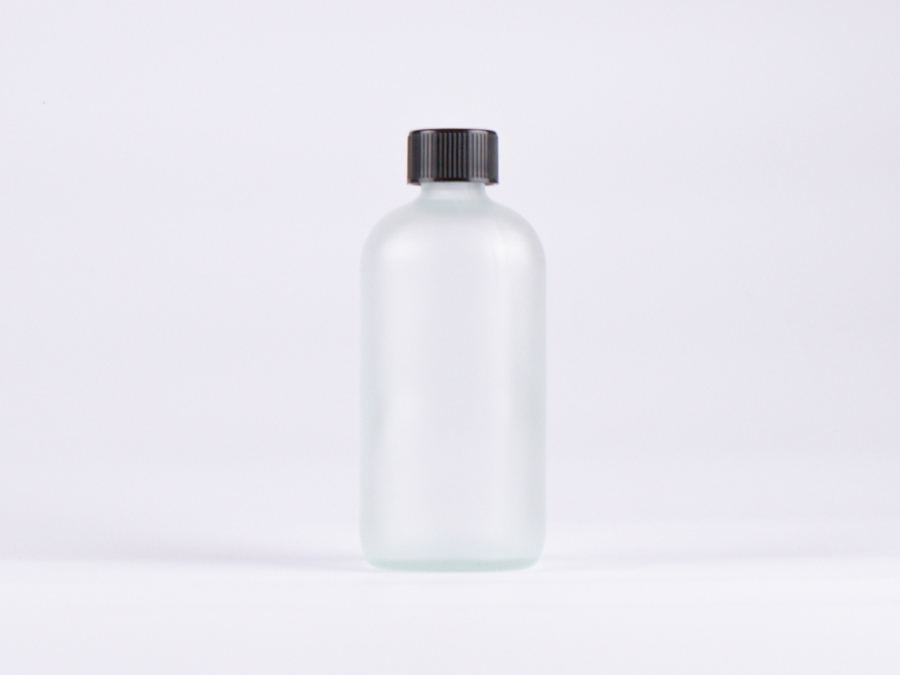 Glasflasche säuremattiert 500 ml - KISI Verschluss
