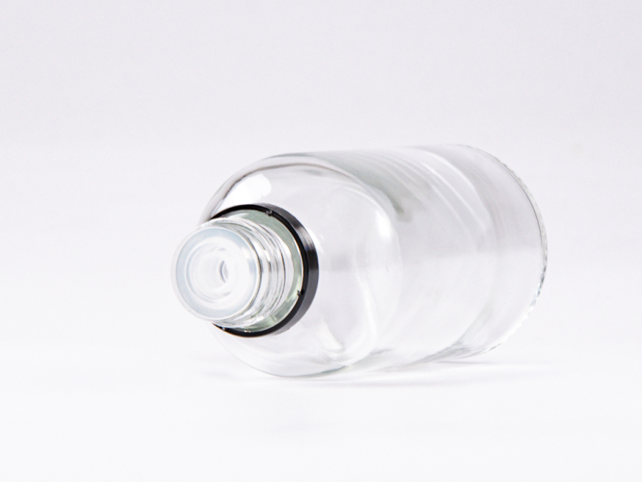 Klarglasflasche 50 ml - Tropfmontur Esche