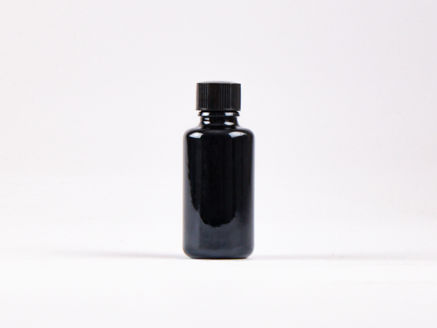 MIRON Violettglasflasche 30 ml - Pinselmontur
