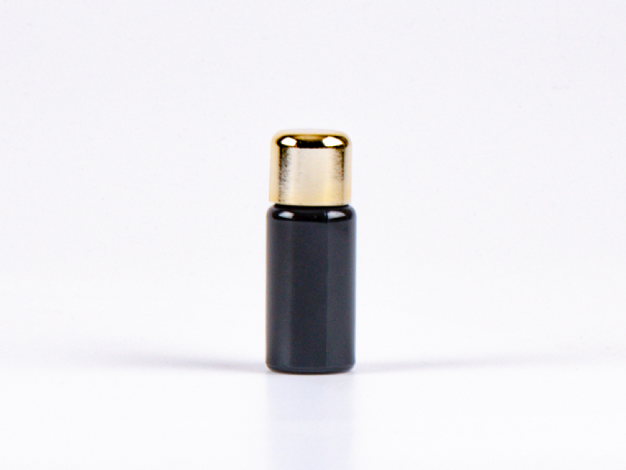 MIRON Violettglasflasche 10ml, mit Tropfmontur Gold