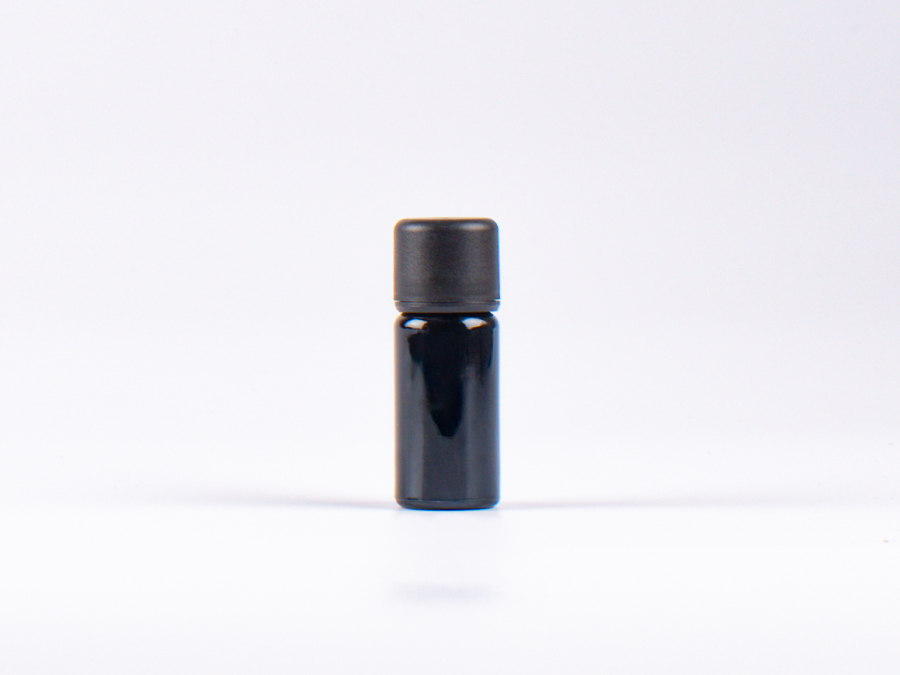MIRON Violettglasflasche 10ml, mit Schraubverschluss OV