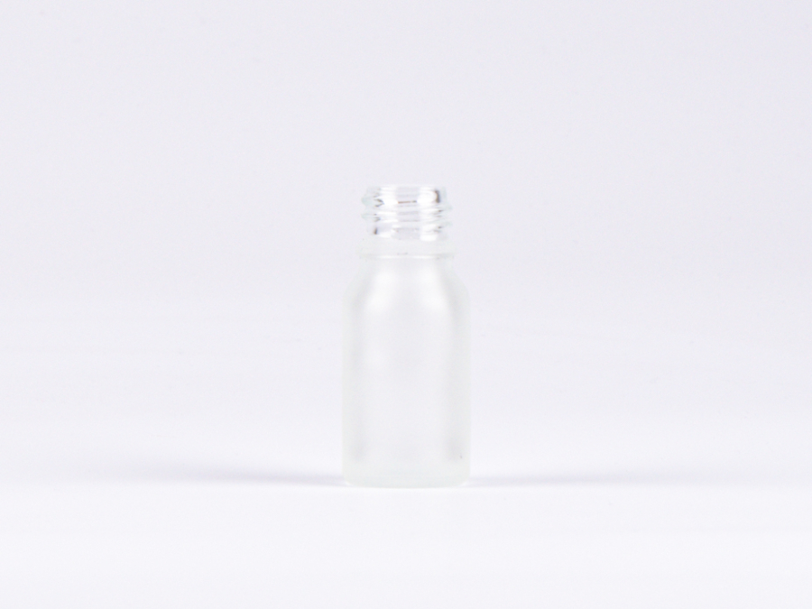 säuremattierte Flasche 10ml, DIN18, ohne Montur